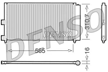Конденсатор кондиционера DENSO DCN09070