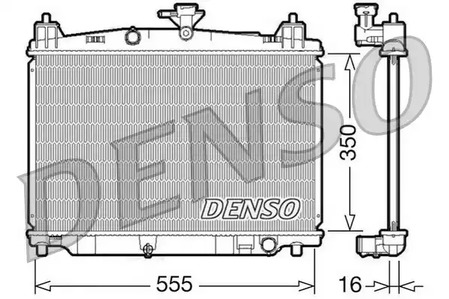 Радиатор системы охлаждения DENSO DRM44016