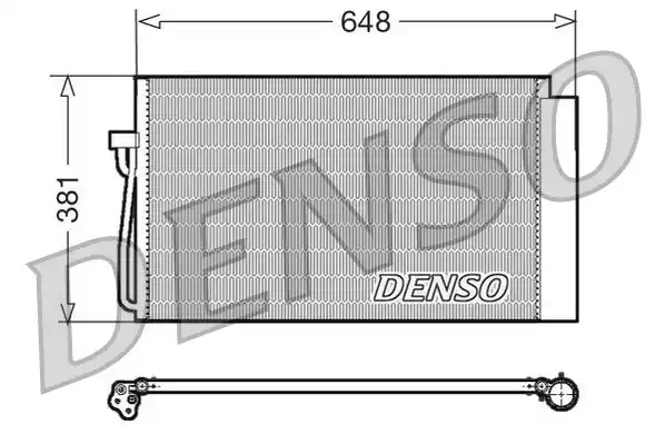 Конденсатор кондиционера DENSO DCN05017