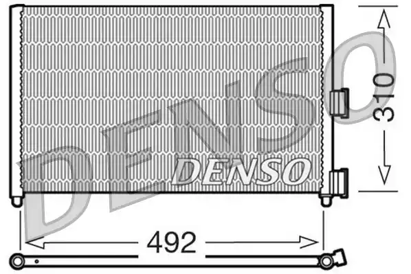 Конденсатор кондиционера DENSO DCN09071