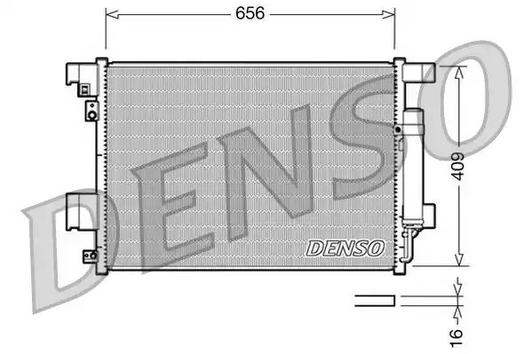 Конденсатор кондиционера DENSO DCN21001
