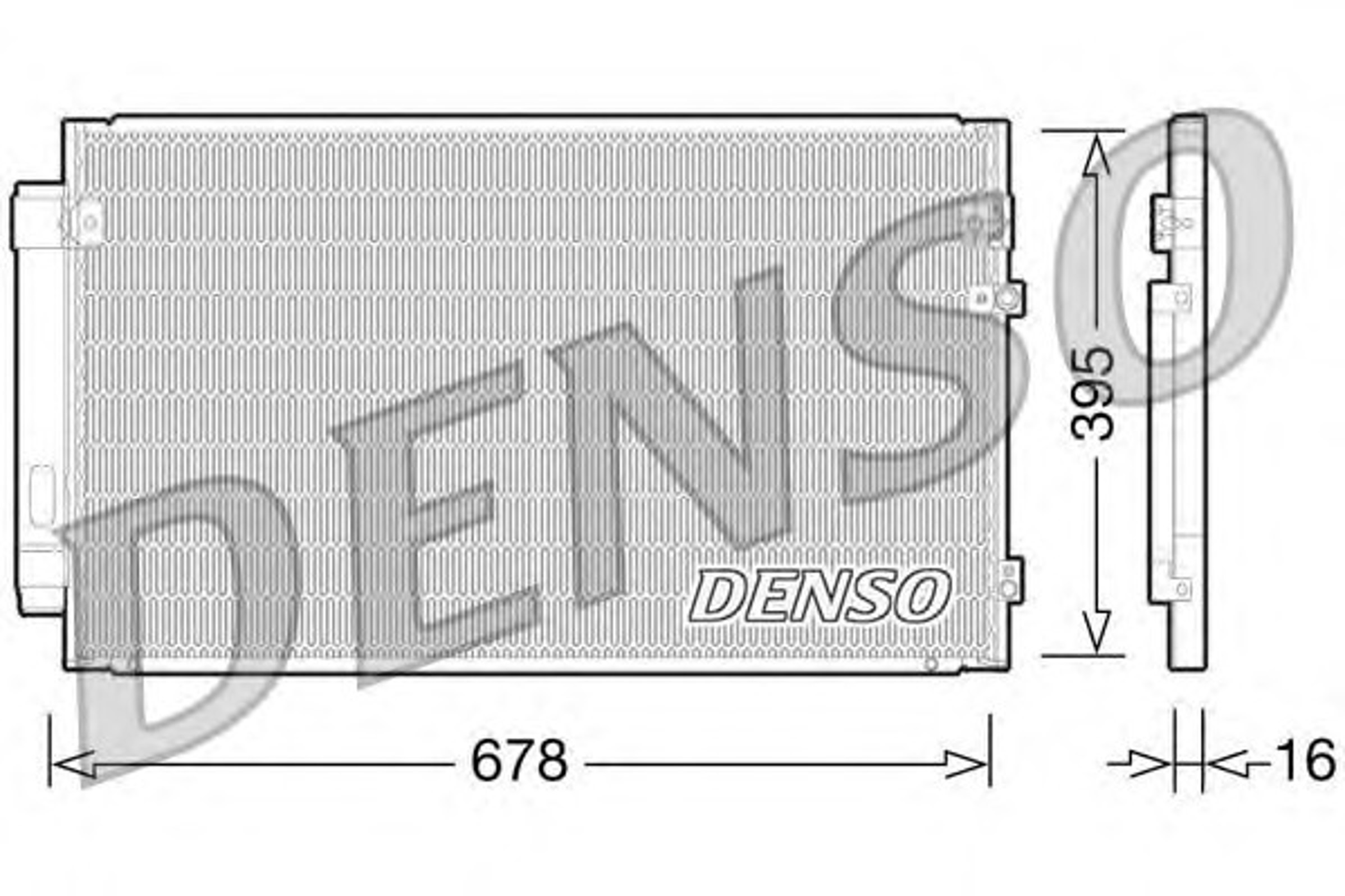 Радиатор кондиционера DENSO DCN51012