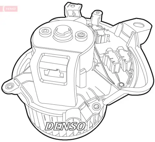 Вентилятор салона (моторчик) DENSO DEA01011