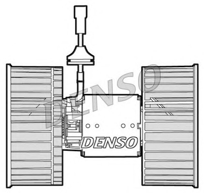 Вентилятор отопителя DENSO DEA12001