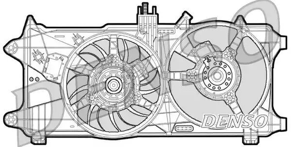 Вентилятор охлаждения двигателя DENSO DER09026