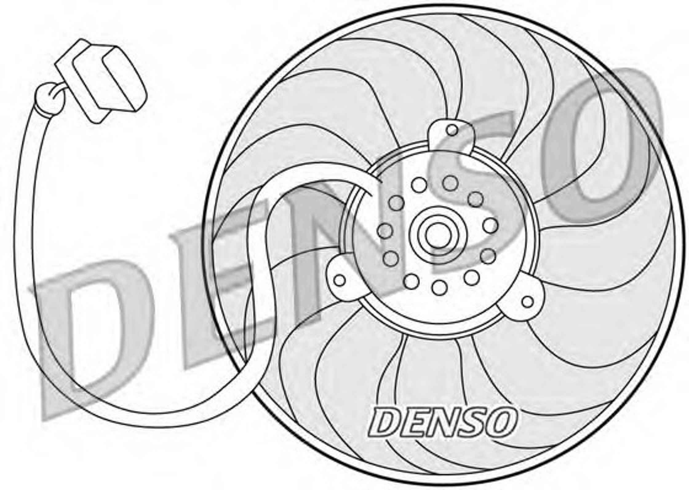 Вентилятор радиатора DENSO DER32004