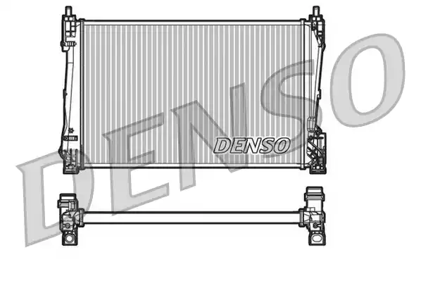 Радиатор охлаждения двигателя DENSO DRM20090