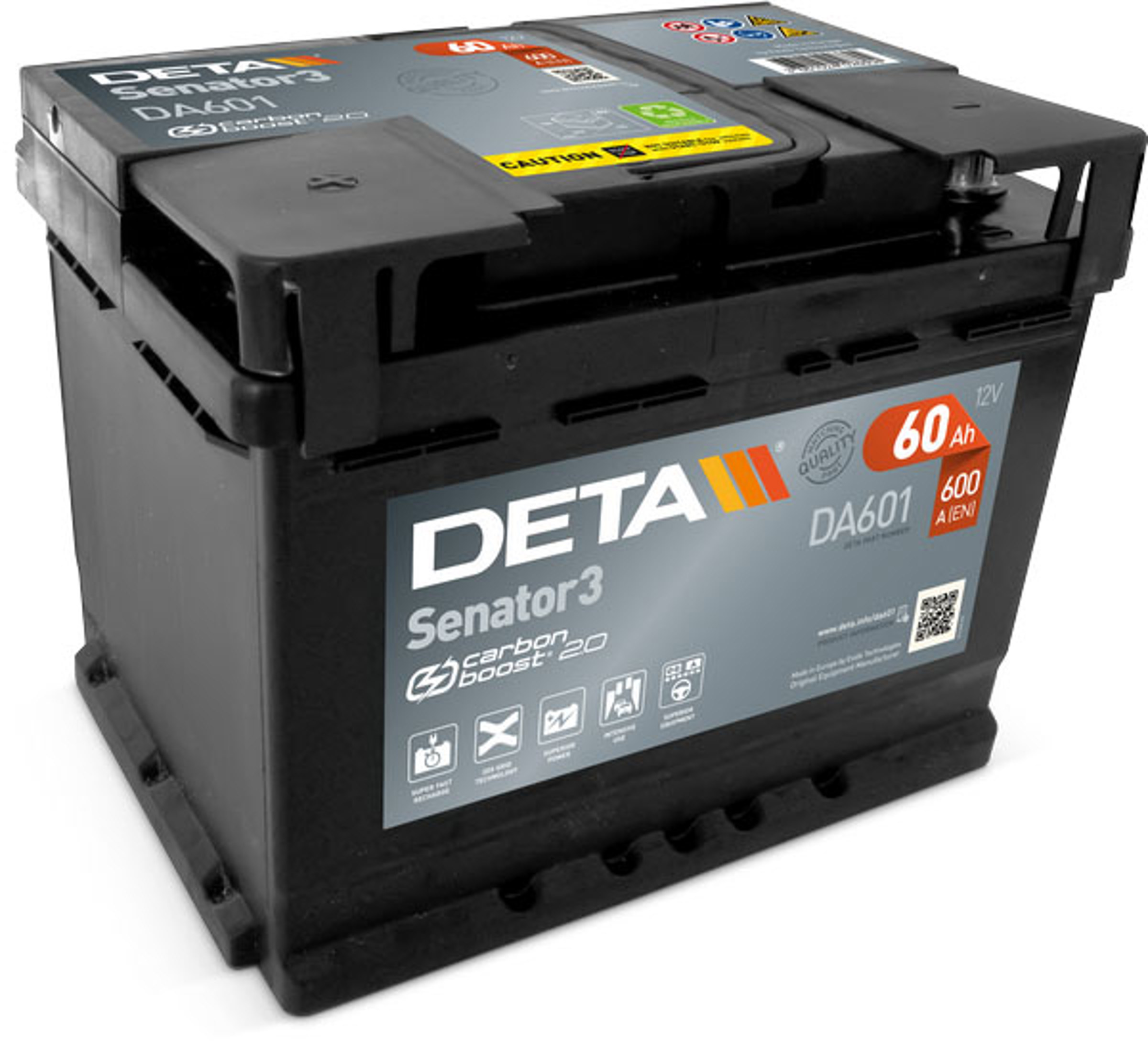 Аккумуляторная батарея 60ah DETA DA601