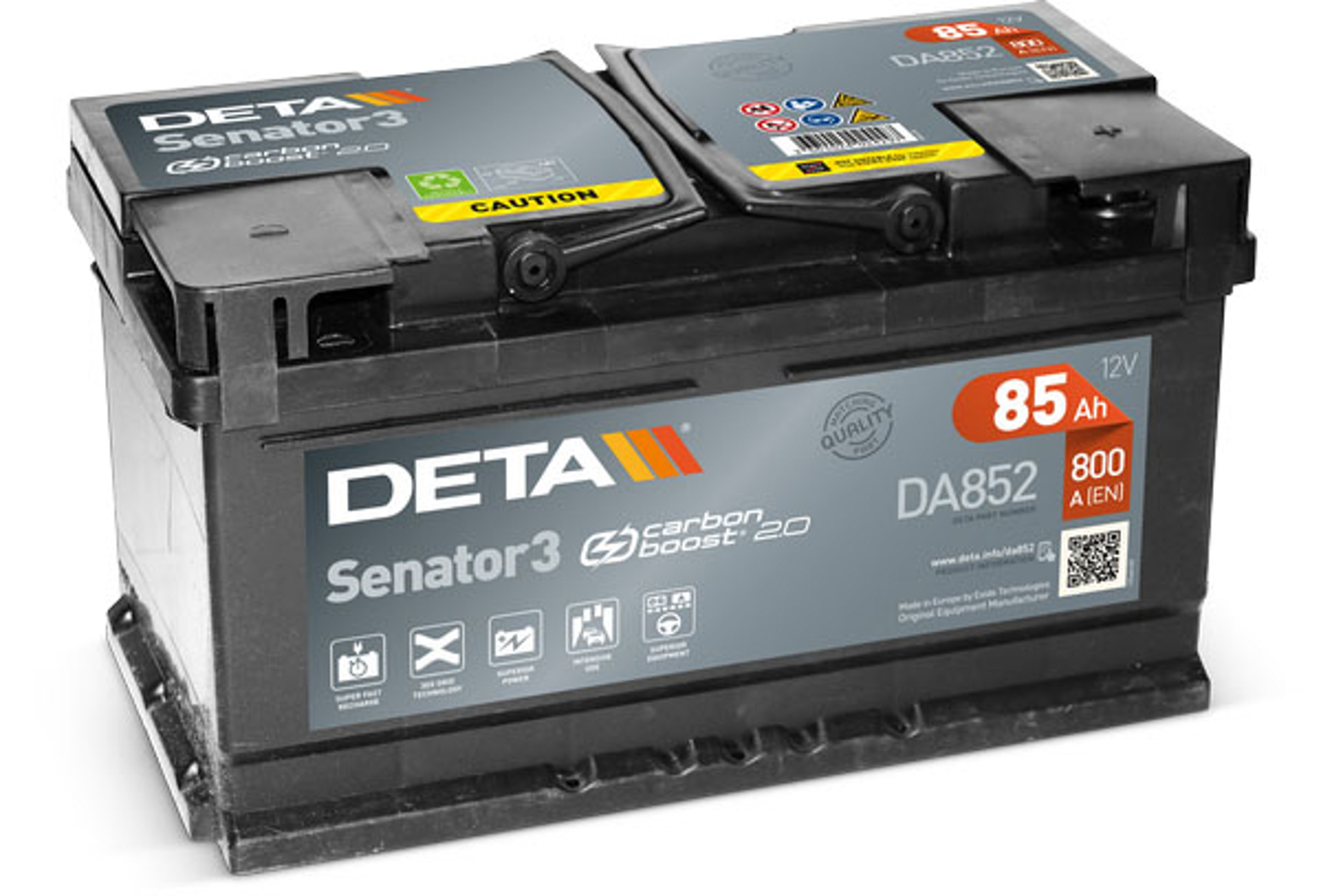 Аккумуляторная батарея 85ah DETA DA852