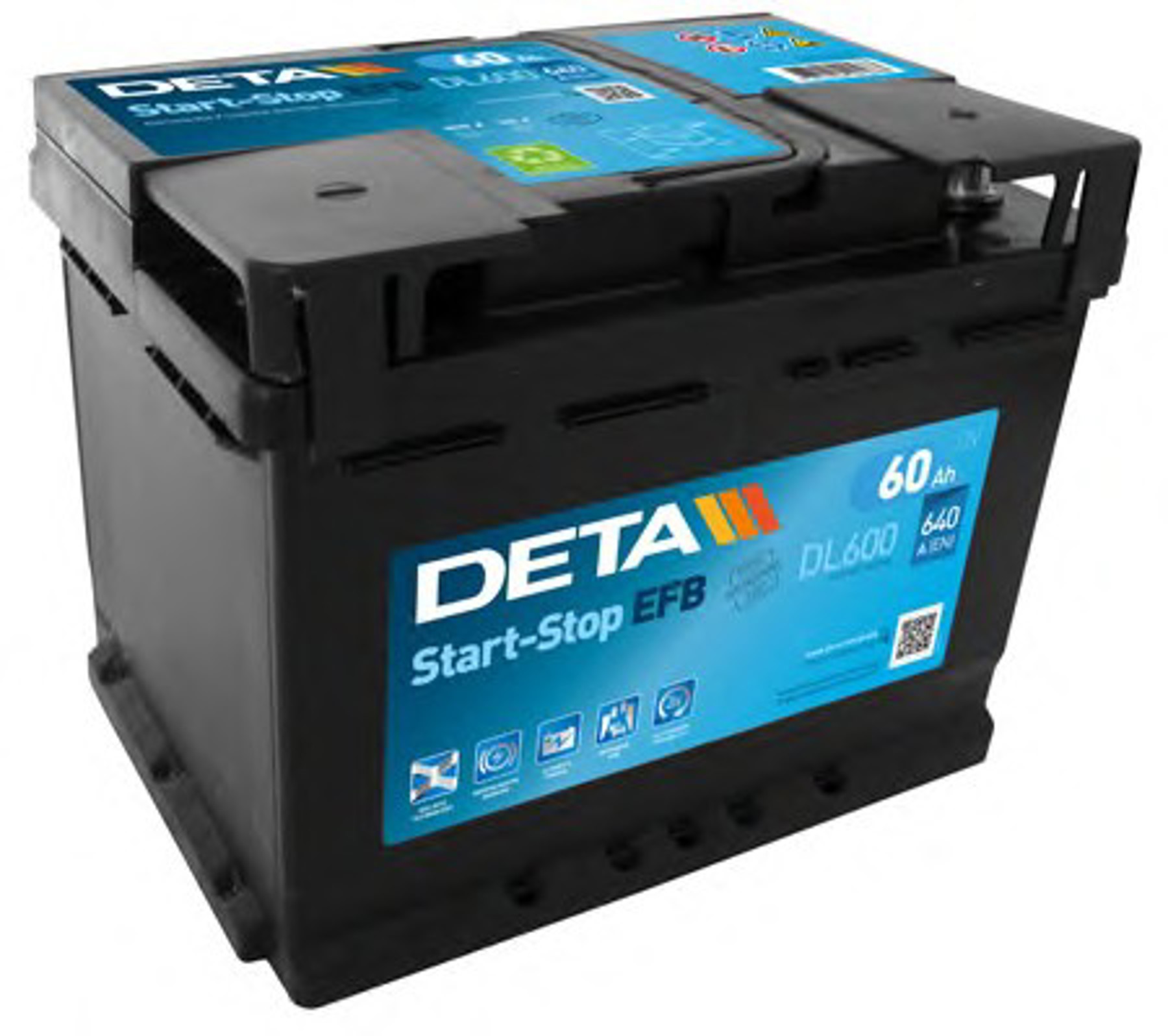 Аккумуляторная батарея 60ah DETA DL600