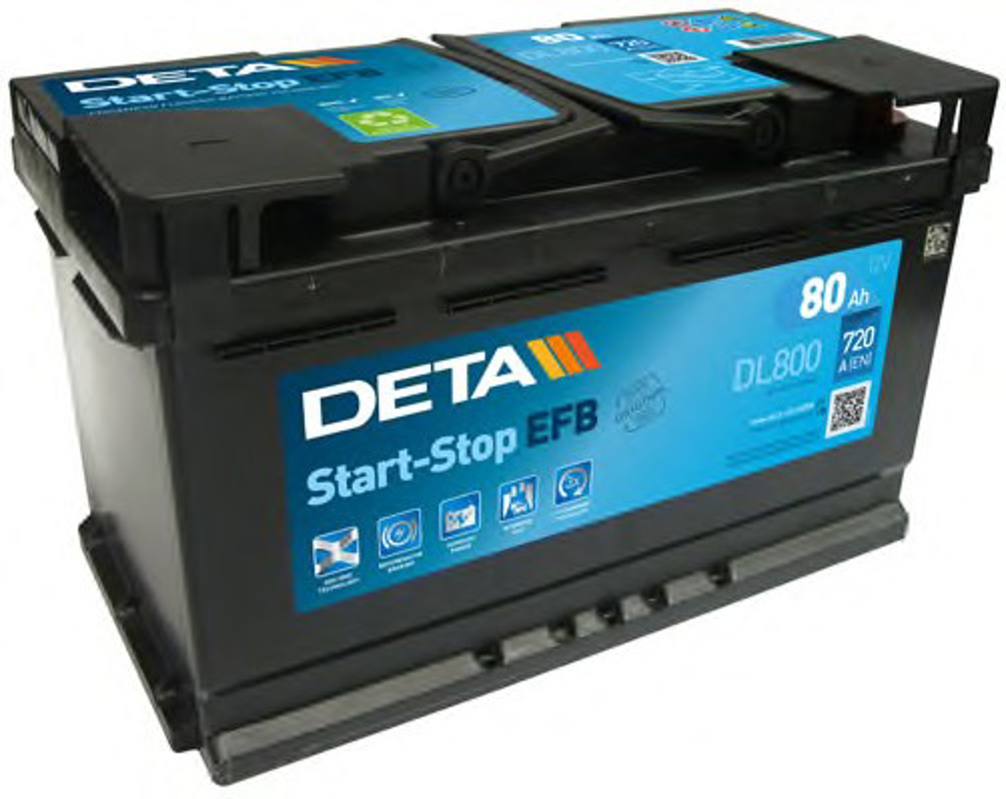 Аккумуляторная батарея 80ah DETA DL800