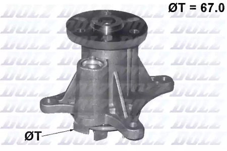 Водяной насос охлаждения двигателя DOLZ C140