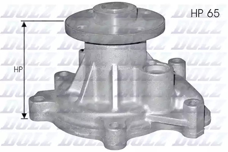 Водяной насос охлаждения двигателя DOLZ T224