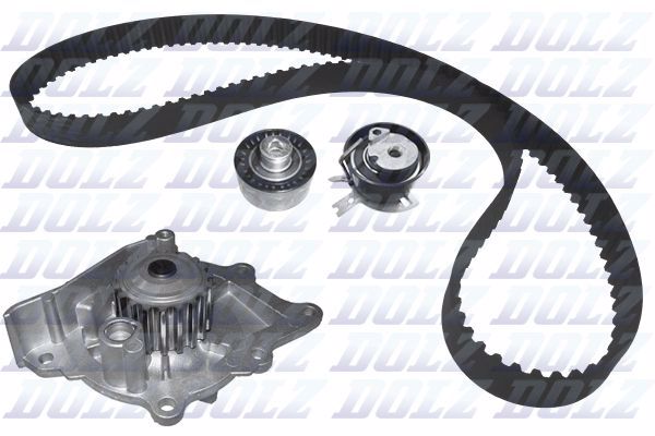 Комплект грм с водяным насосом DOLZ KD163
