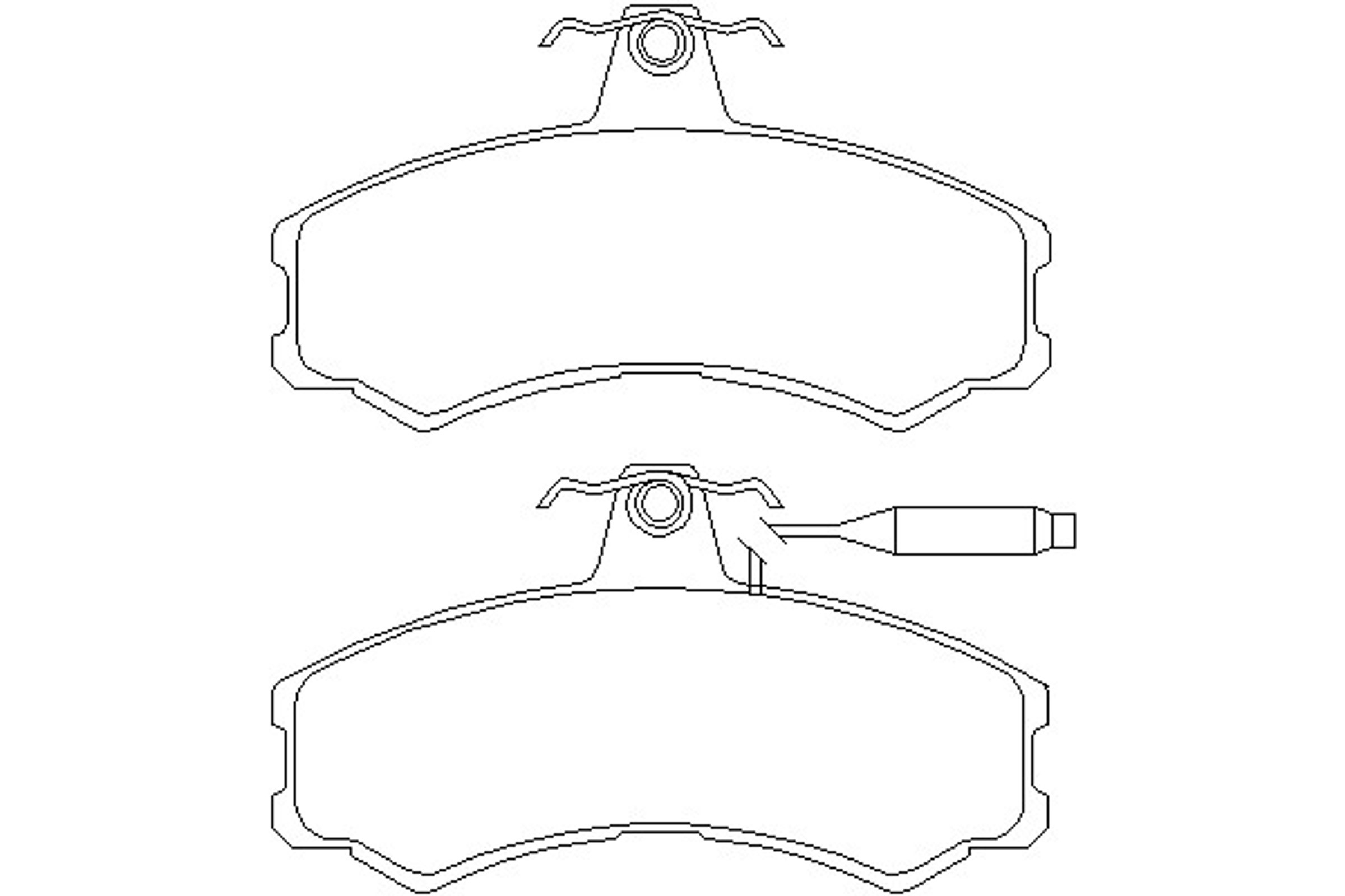 Колодки тормозные дисковые DON CVP047