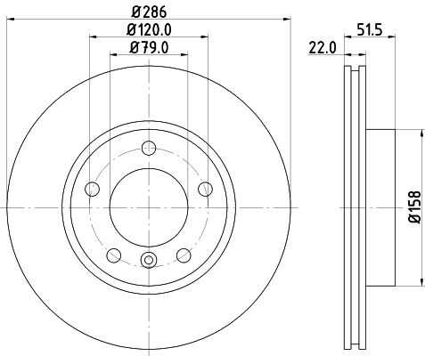 Диск тормозной DON PCD10252