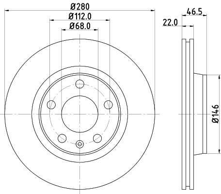 Диск тормозной DON PCD10522