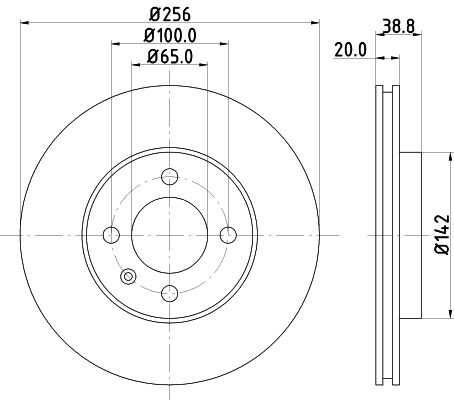 Диск тормозной DON PCD10592