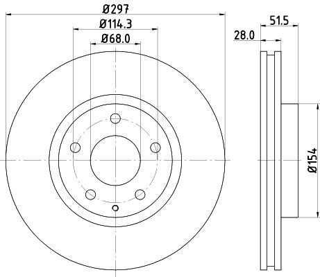 Диск тормозной DON PCD12282