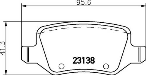 Колодки тормозные дисковые DON PCP1125