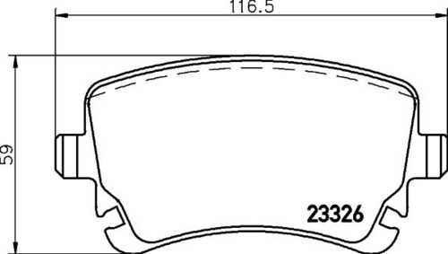 Колодки тормозные дисковые DON PCP1238