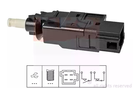 Выключатель фонаря сигнала торможения made in italy - oe equivalent