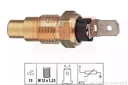 Датчик температура охлаждающей жидкости made in italy - oe equivalent