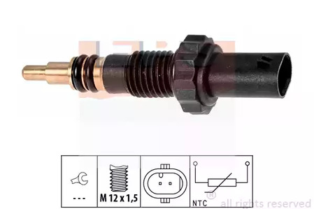 Датчик температура охлаждающей жидкости made in italy - oe equivalent