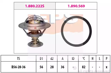 Термостат охлаждающей жидкости EPS 1.880.222