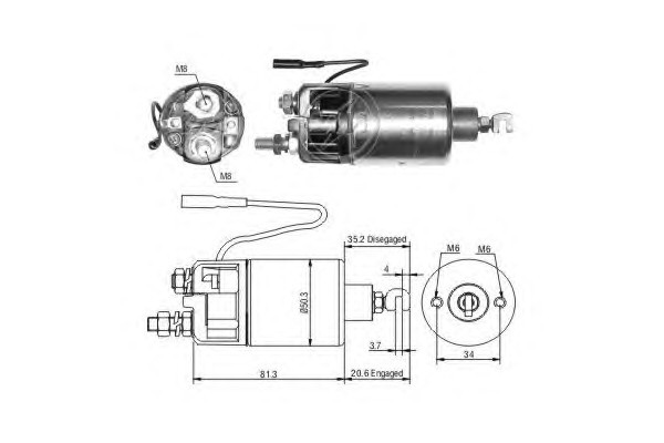 Стартер ERA ZM661