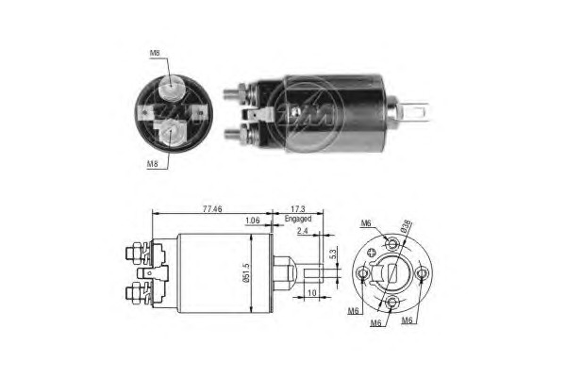 Стартер ERA ZM692