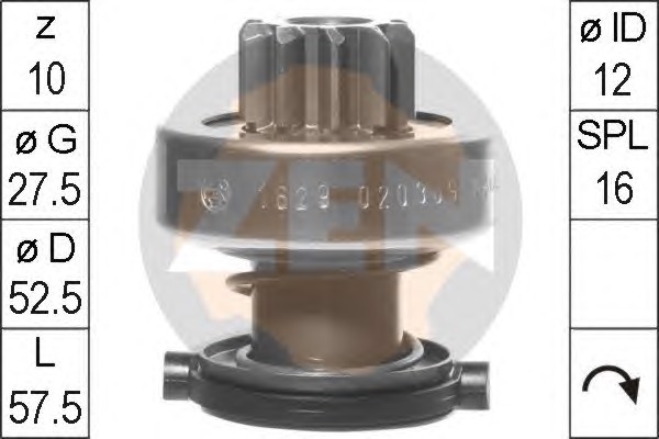 Бендикс стартера ERA ZN1629
