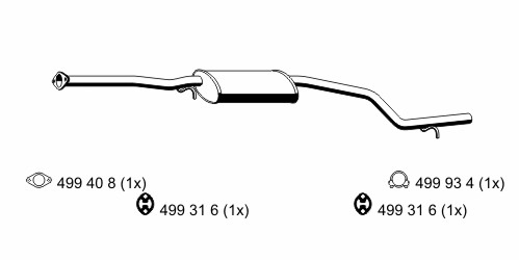 Глушитель ERNST 343060