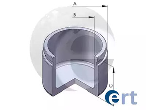 Поршень корпуса скобы тормоза ERT 151397-C