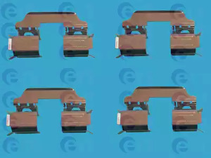 Комплектующие колодки дискового тормоза ERT 420040