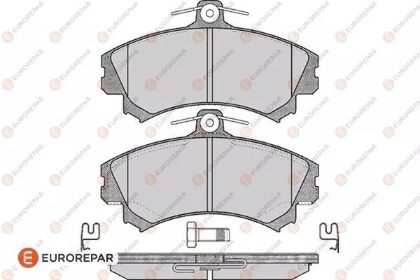 Колодки тормозные дисковые EUROREPAR 1617268380