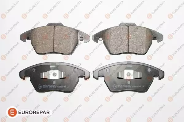 Комплект тормозных колодок дискового тормоза EUROREPAR 1617274580