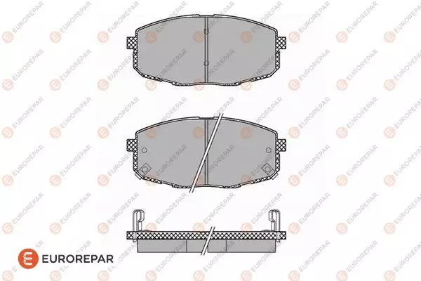 Колодки тормозные дисковые EUROREPAR 1617285280