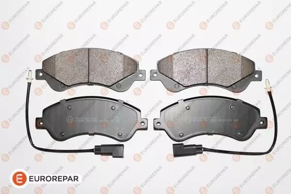 Комплект тормозных колодок дискового тормоза EUROREPAR 1617285880