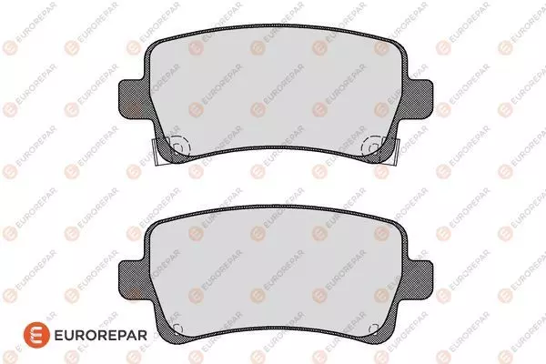 Комплект тормозных колодок дискового тормоза EUROREPAR 1617287180