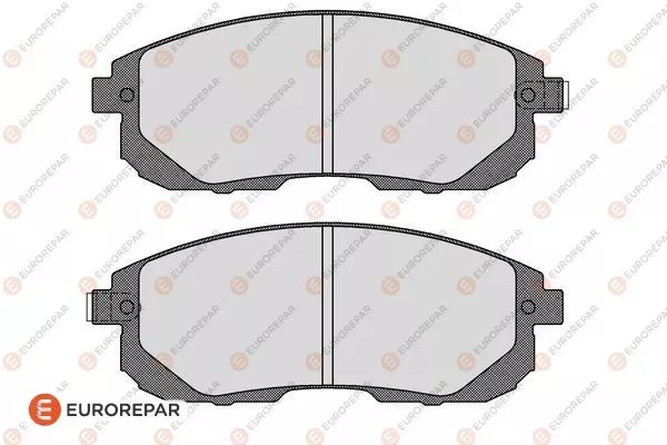 Колодки тормозные дисковые EUROREPAR 1617287380