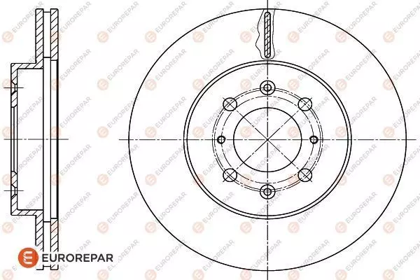Диск тормозной EUROREPAR 1618869480