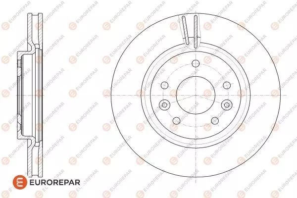 Тормозной диск EUROREPAR 1622808580
