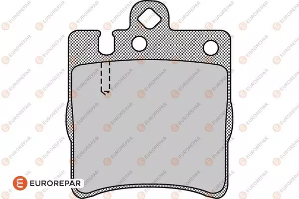 Колодки тормозные дисковые EUROREPAR 1623065580