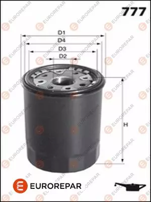 Масляный фильтр EUROREPAR 1637765180