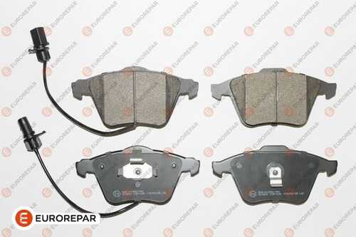 Колодки тормозные дисковые audi a6 (4b2 c5) 1.8 t quattro 97 front EUROREPAR 1639373680