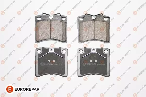 Колодки тормозные дисковые EUROREPAR 1639378180