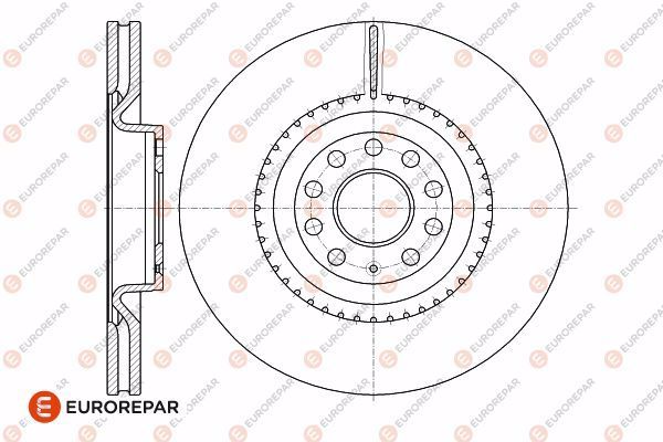 Диск тормозной EUROREPAR 1642750880