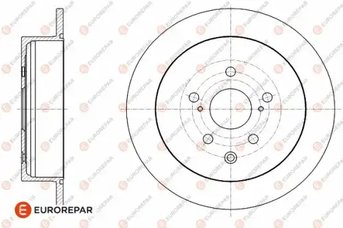Диск тормозной lexus rx (l1) 270 (agl10) 2008 EUROREPAR 1642779880