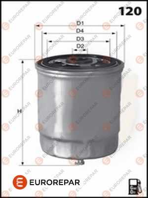 Фильтр топливный hyundai i30/i40 1.6-1.7-2.0 crdi 07 EUROREPAR 1643625880